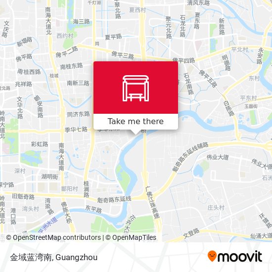 金域蓝湾南 map
