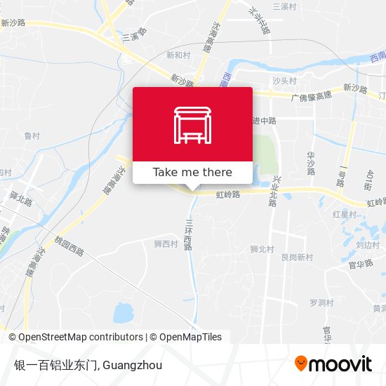 银一百铝业东门 map