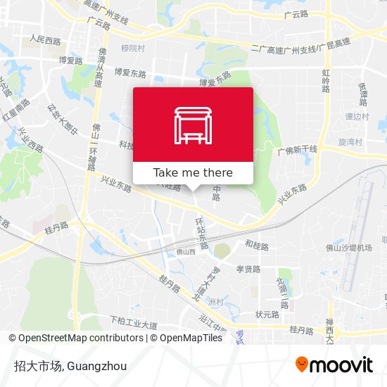 招大市场 map