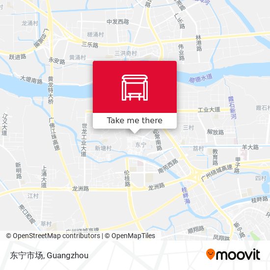 东宁市场 map