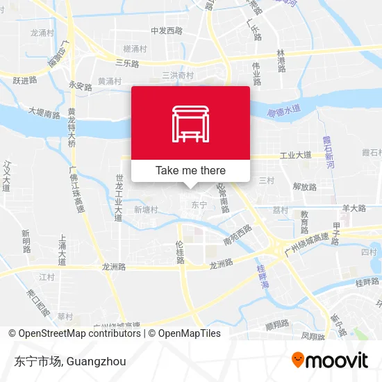 东宁市场 map