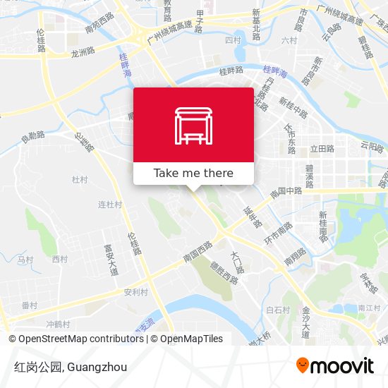 红岗公园 map