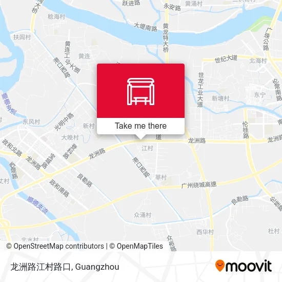 龙洲路江村路口 map
