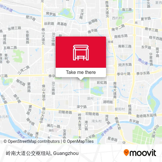 岭南大道公交枢纽站 map