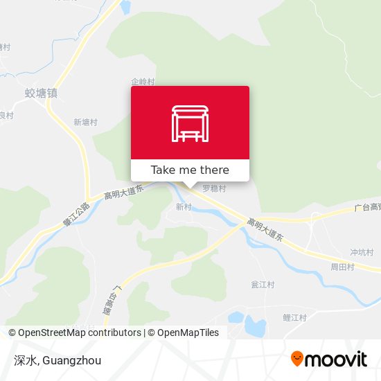 深水 map