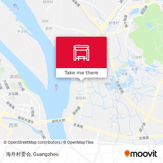 海舟村委会 map