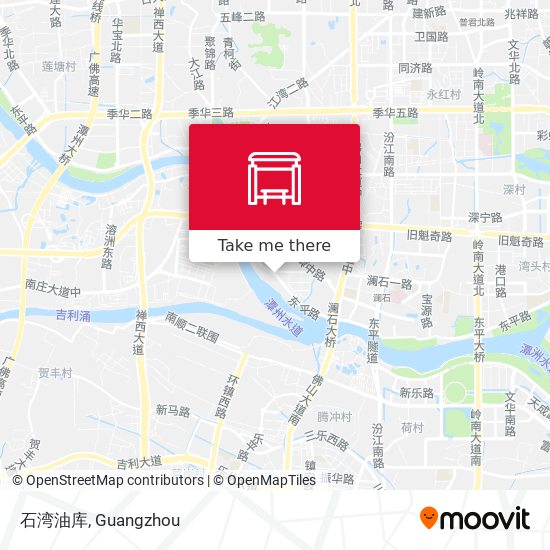 石湾油库 map