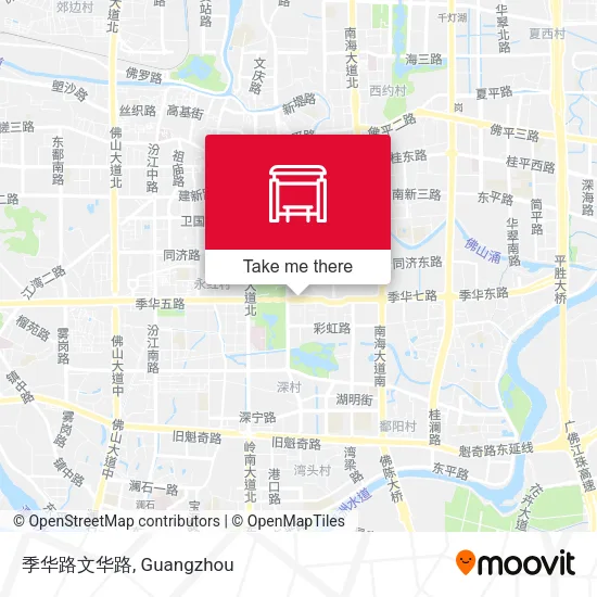 季华路文华路 map