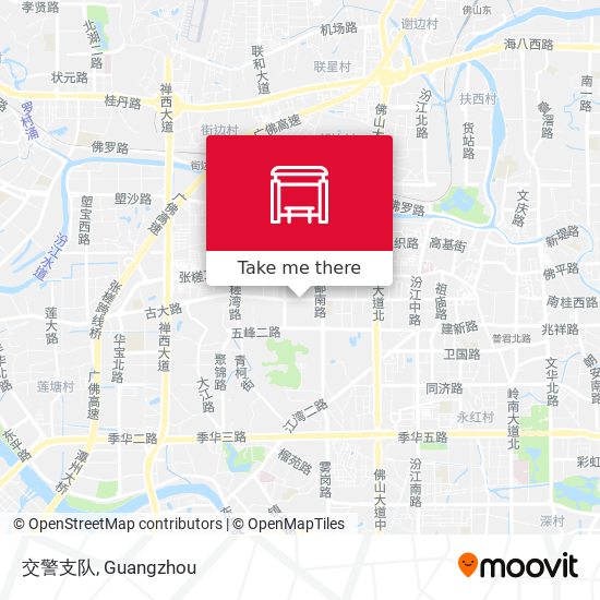 交警支队 map