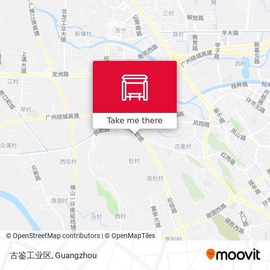 古鉴工业区 map