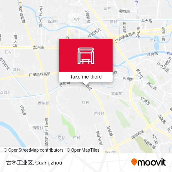 古鉴工业区 map