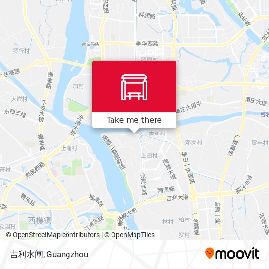 吉利水闸 map