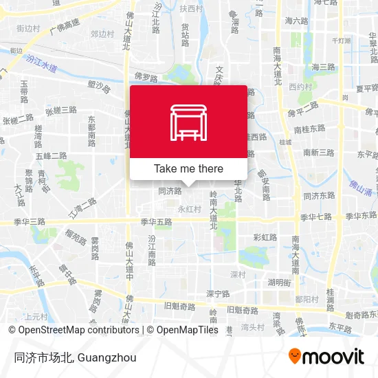 同济市场北 map