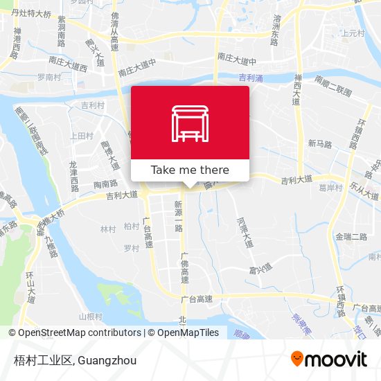 梧村工业区 map