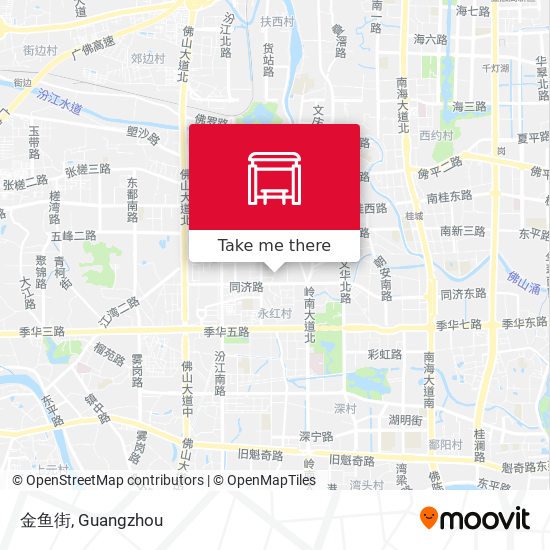 金鱼街 map