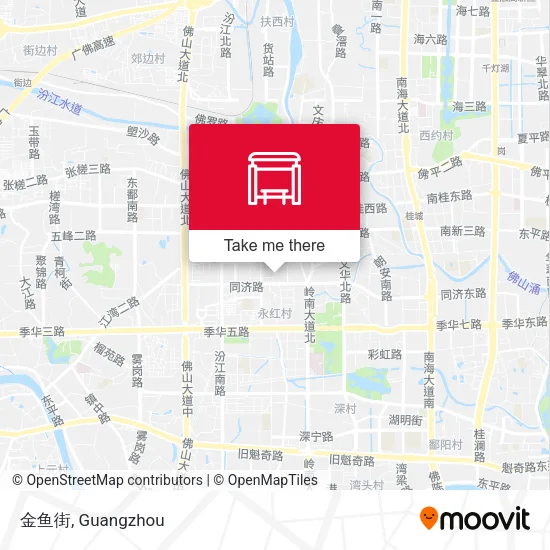 金鱼街 map