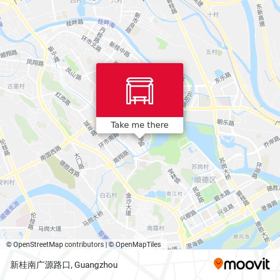 新桂南广源路口 map