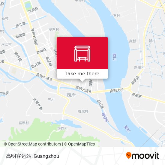 高明客运站 map