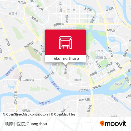 顺德中医院 map
