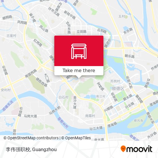 李伟强职校 map