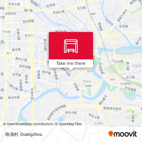 格涌村 map