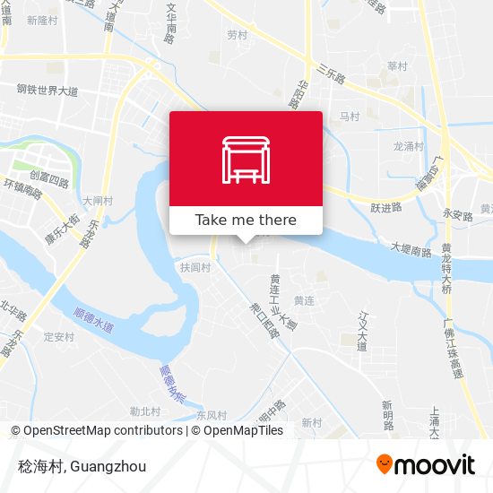 稔海村 map