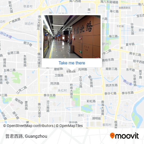 普君西路 map