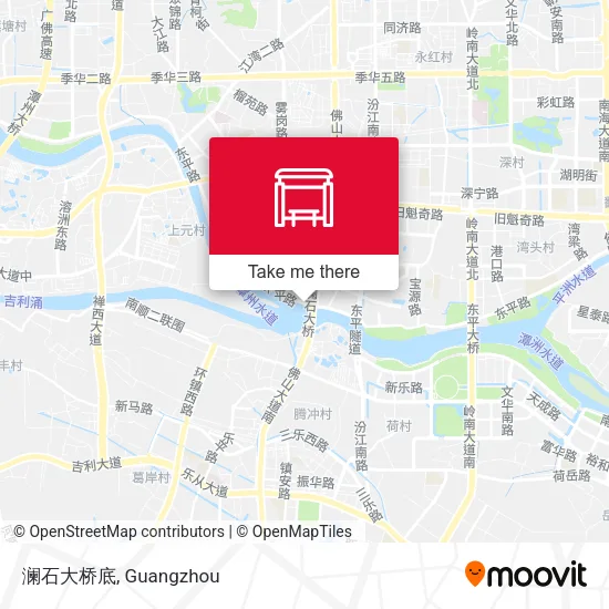 澜石大桥底 map