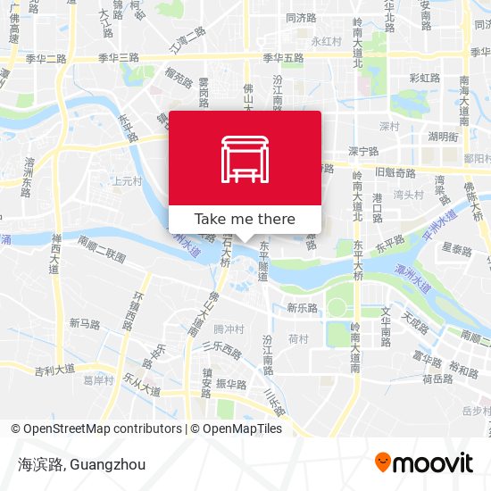 海滨路 map