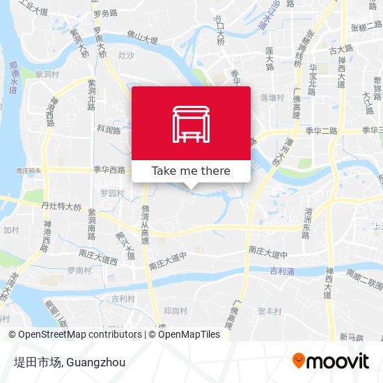 堤田市场 map