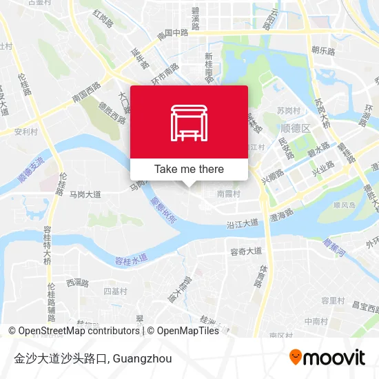 金沙大道沙头路口 map