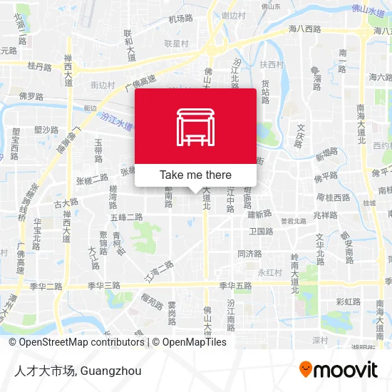 人才大市场 map