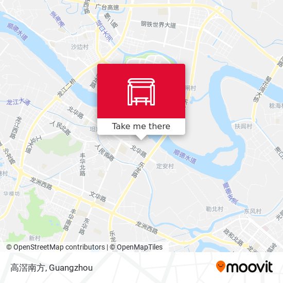 高滘南方 map