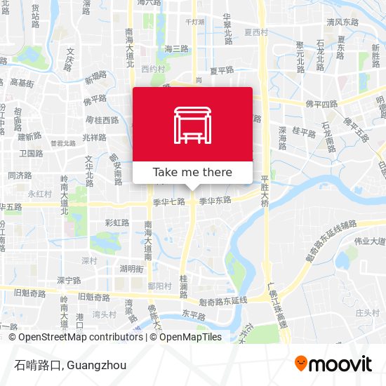 石啃路口 map