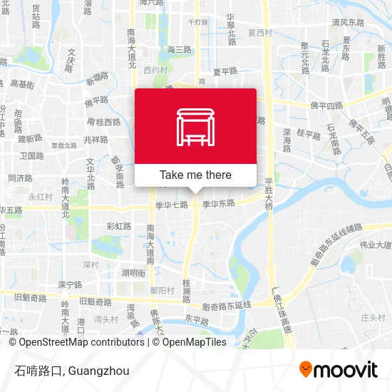 石啃路口 map