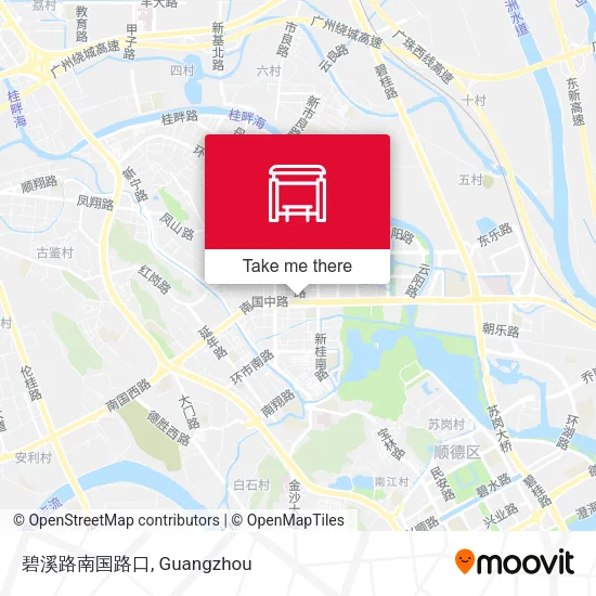 碧溪路南国路口 map