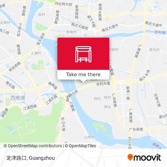龙津路口 map