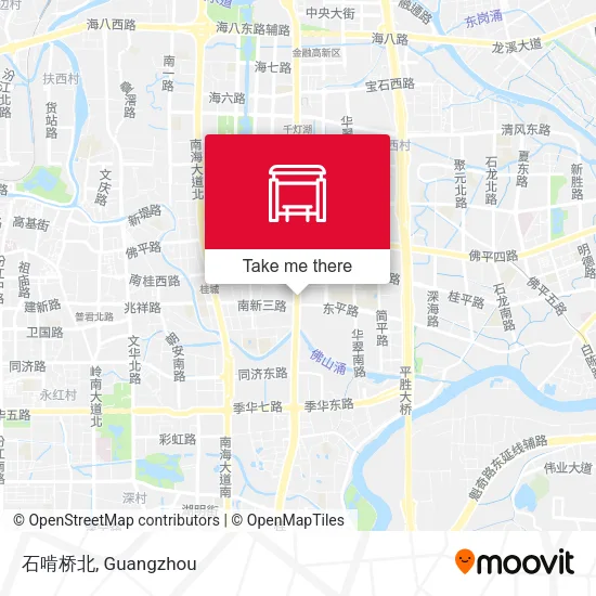 石啃桥北 map