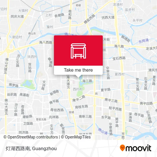 灯湖西路南 map