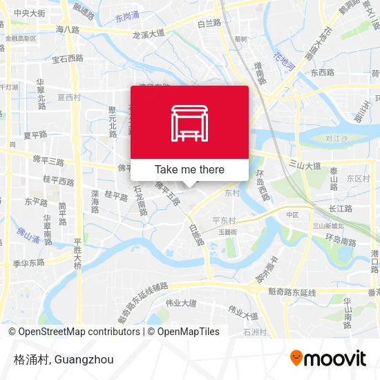 格涌村 map