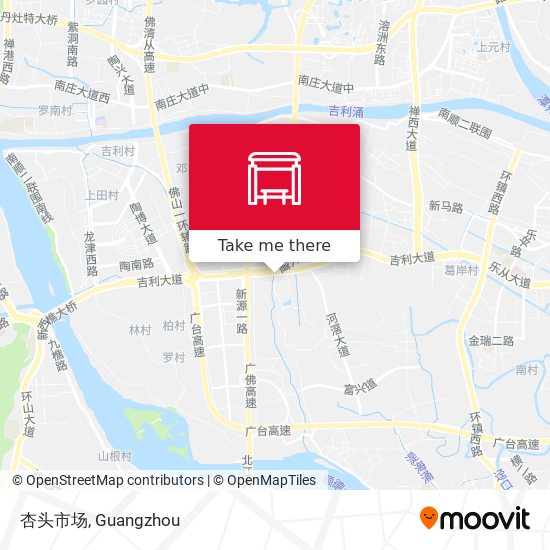 杏头市场 map
