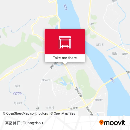 高富路口 map