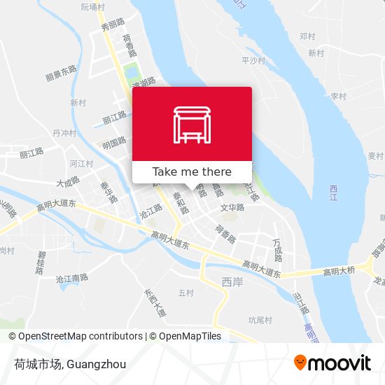荷城市场 map