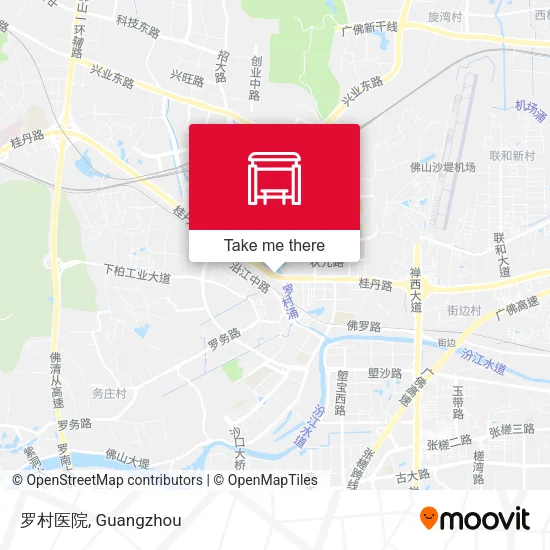 罗村医院 map