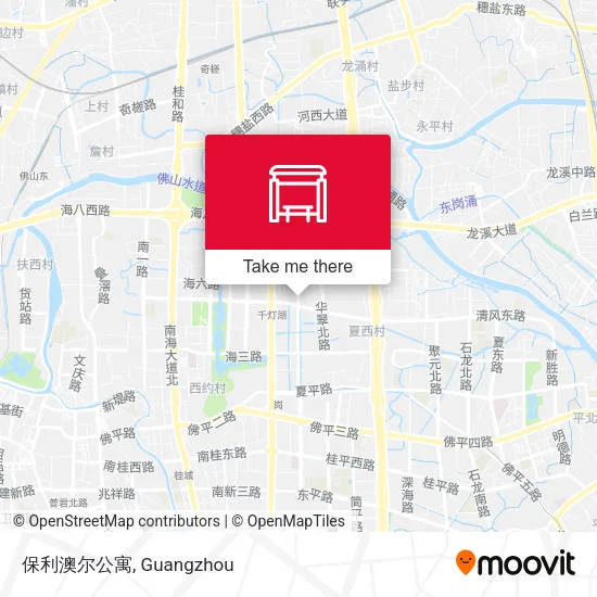 保利澳尔公寓 map
