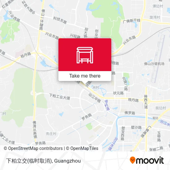 下柏立交(临时取消) map