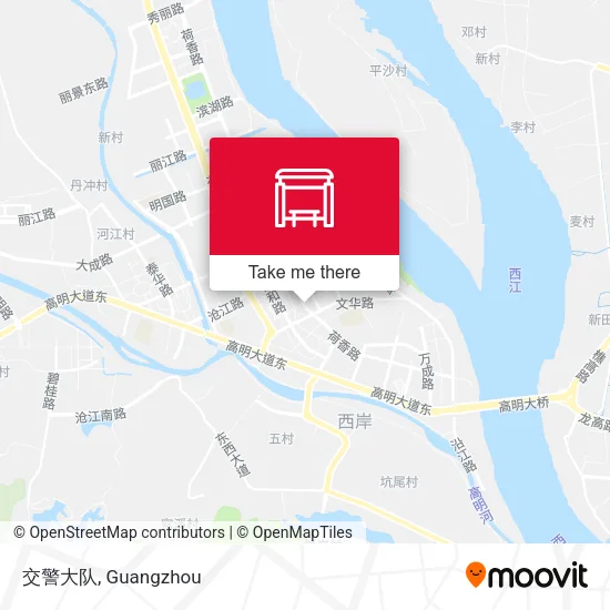 交警大队 map