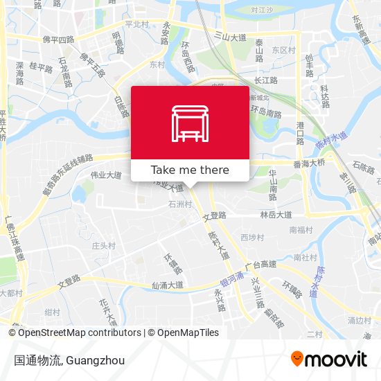国通物流 map