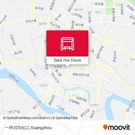 一环325出口 map