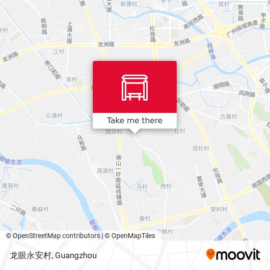 龙眼永安村 map